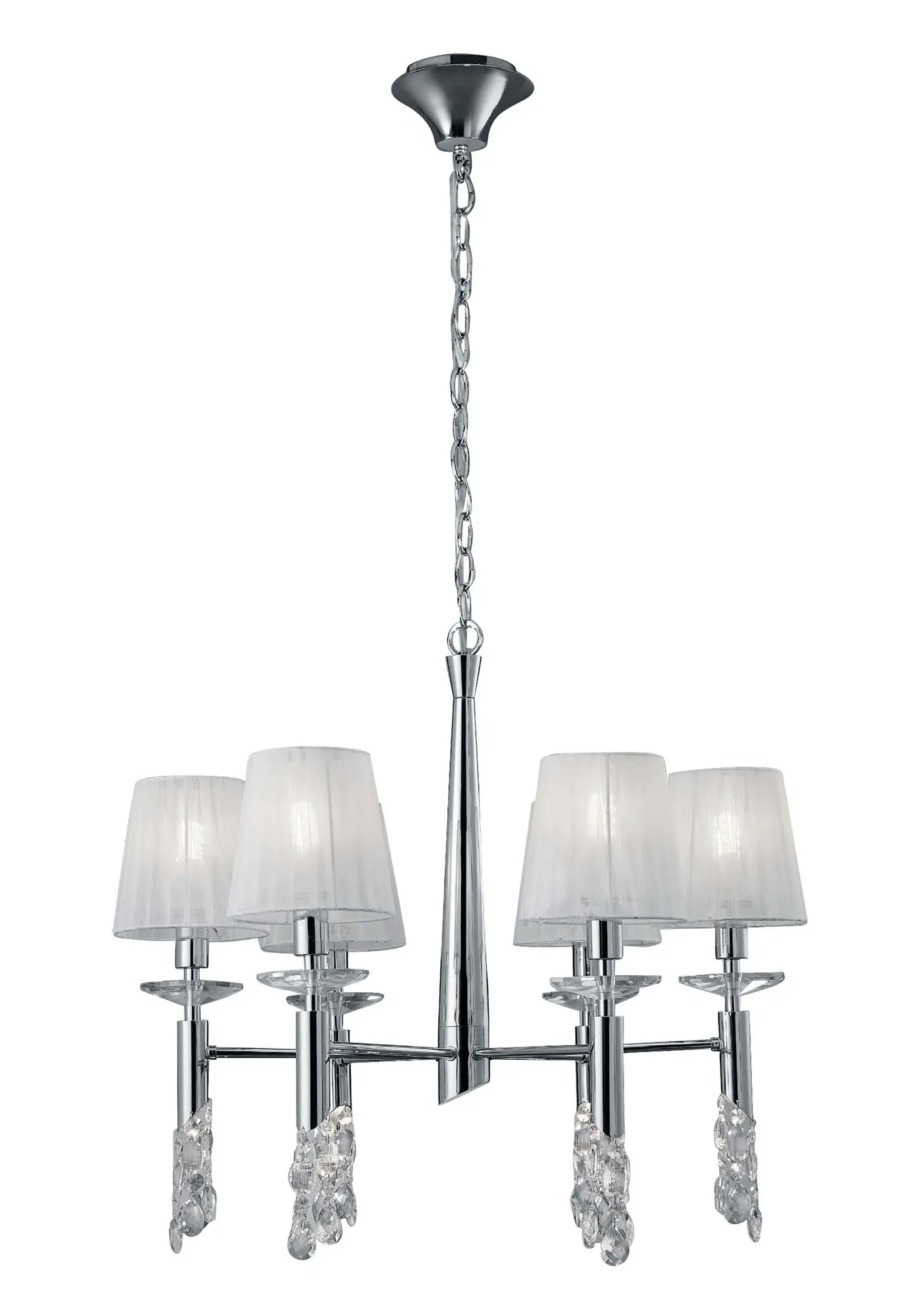 Tiffany Crystal Ceiling Lights Mantra Shaded Crystal Fittings